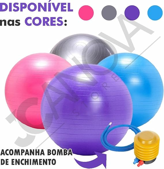 bola suíça yoga pilates fisioterapia 65cm